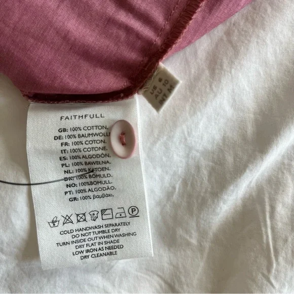 NWT Faithfull the Brand Lonia Shorts in Valentine Size M‎